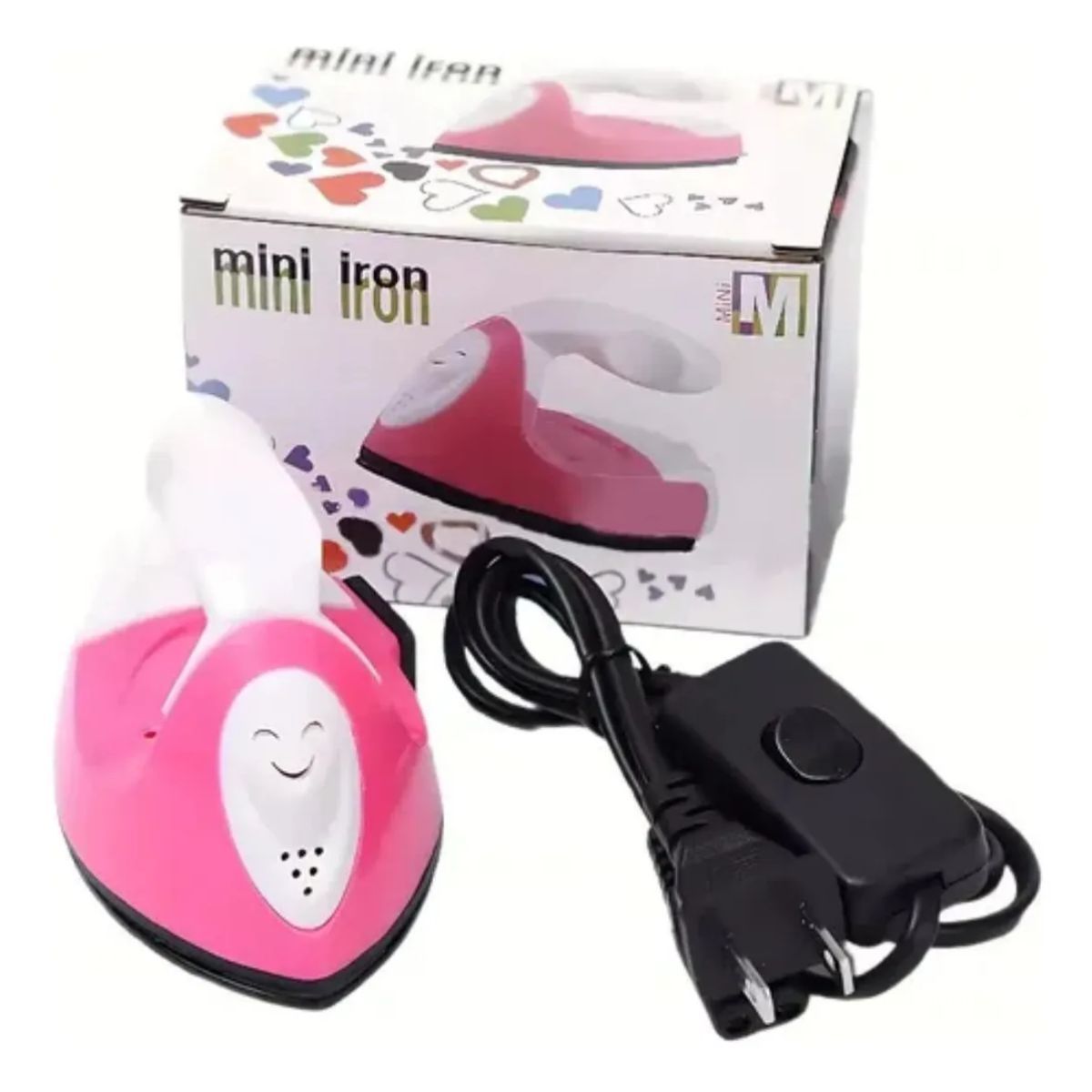 GENERICO - Plancha Mini para Ropa Viaje Vapor Portátil Color Rosa