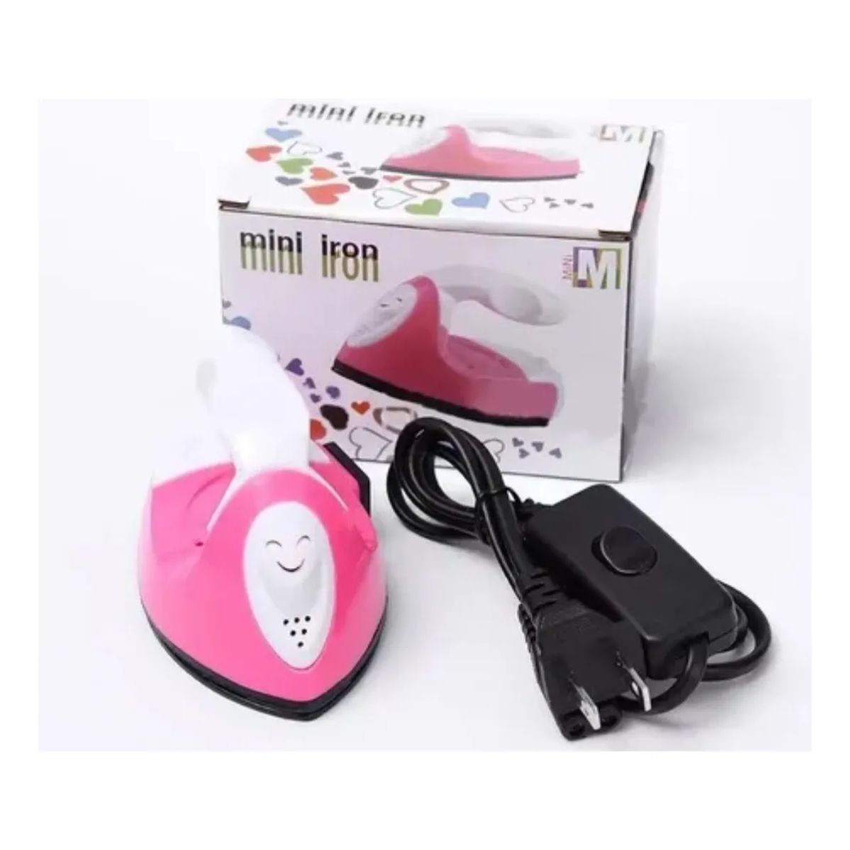 GENERICO - Plancha Mini para Ropa Viaje Vapor Portátil Color Rosa