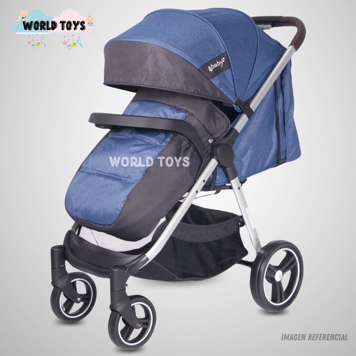 BABY - Coche de Paseo Maleta  «DASH» Edición Limitada Blue
