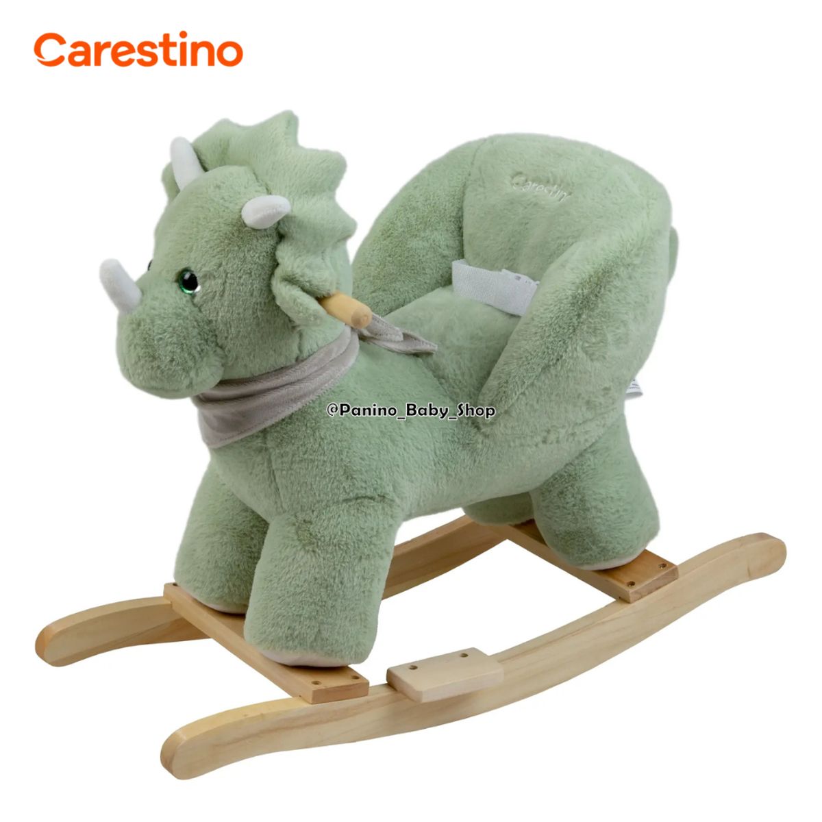 CARESTINO - Mecedora Musical para Bebé CARESTINO -PELUCHE- Dino