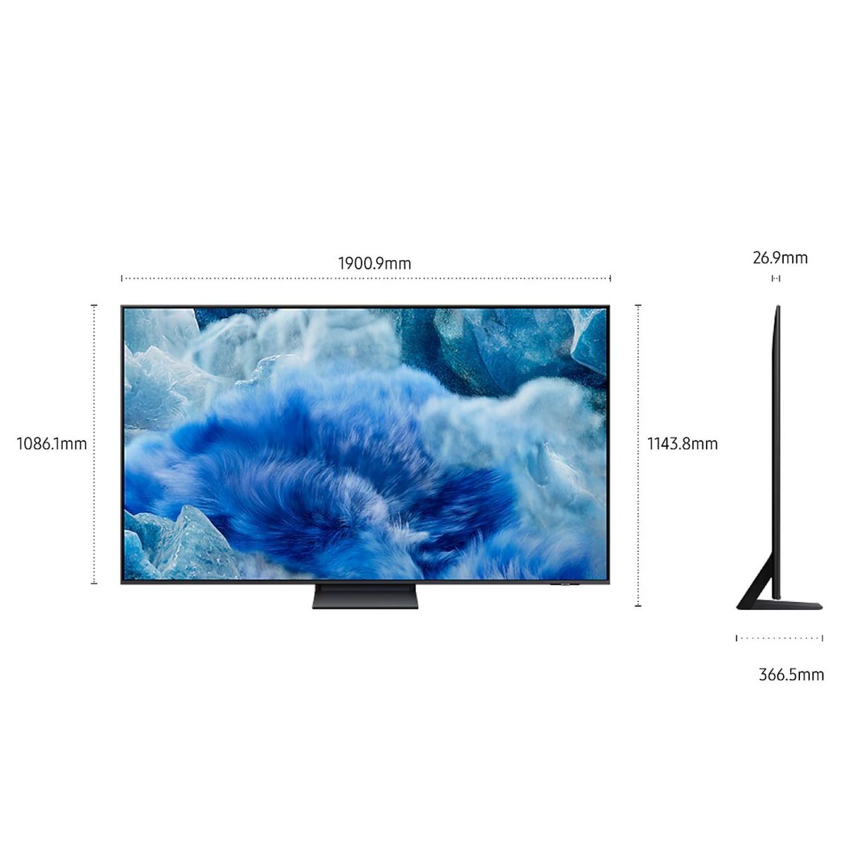 SAMSUNG - Televisor Samsung QLED 85 Visión AI Smart TV QN85Q8FAAGXPE - Nuevo 2025