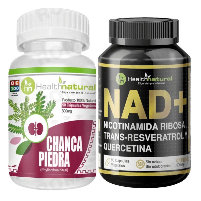 HEALTHNATURAL - CHANCA PIEDRA HEALTHNATURAL 500MG + NAD+ HEALTHNATURAL 500MG
