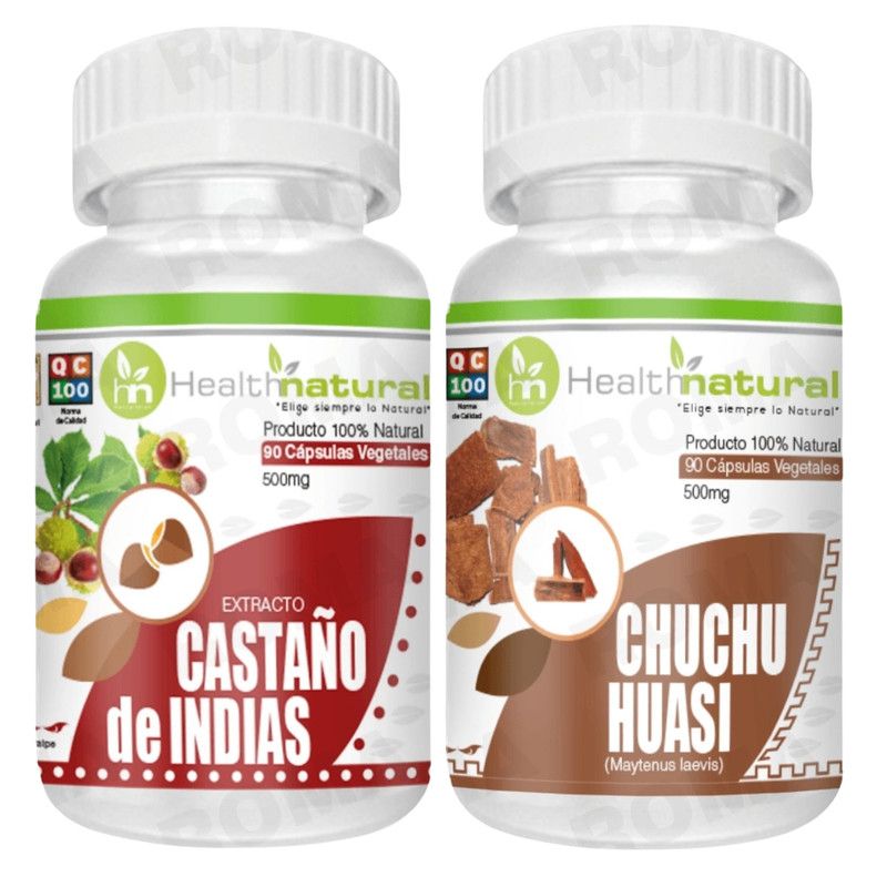 HEALTHNATURAL - CASTAÑO DE INDIAS HEALTHNATURAL + CHUCHUHUASI HEALTHNATURAL 500MG