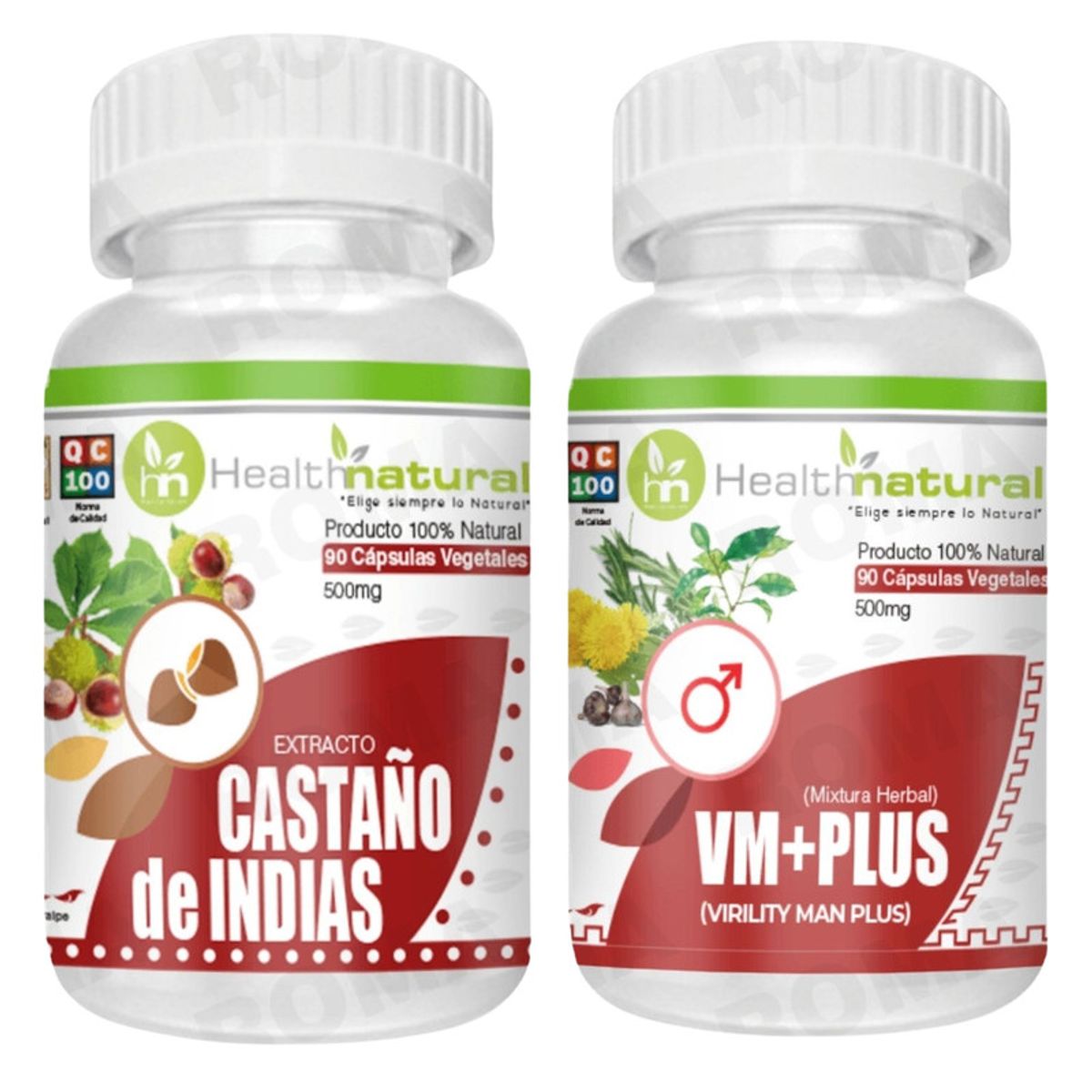 HEALTHNATURAL - CASTAÑO DE INDIAS HEALTHNATURAL 500MG + VM+VIRILITY MAN PLUS 500MG