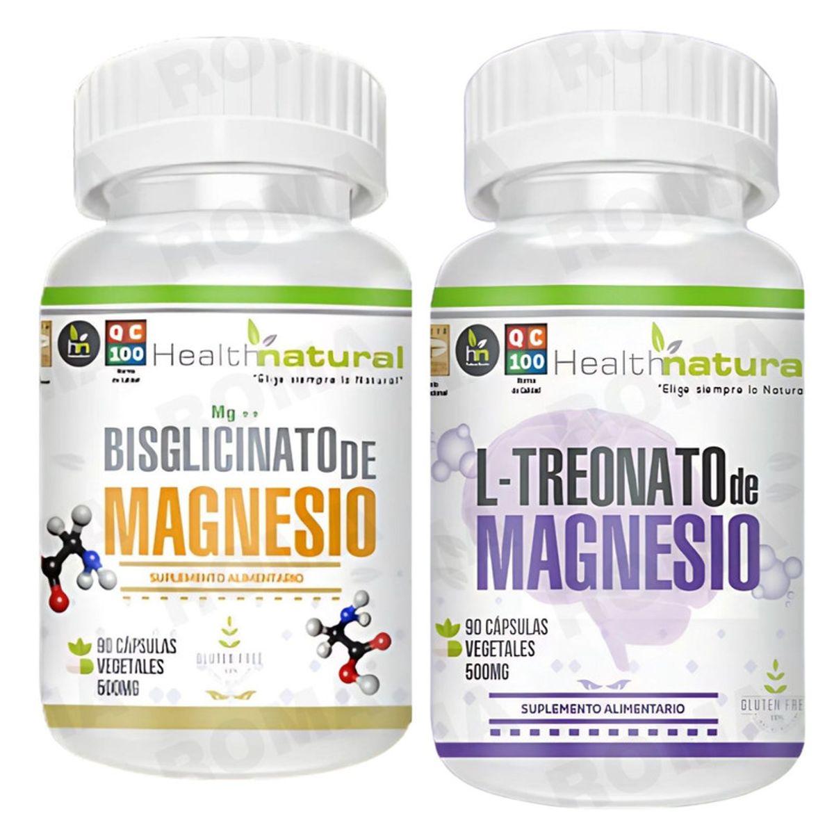 HEALTHNATURAL - BISGLICINATO MAGNESIO + L-TREONATO MAGNESIO HEALTHNATURAL