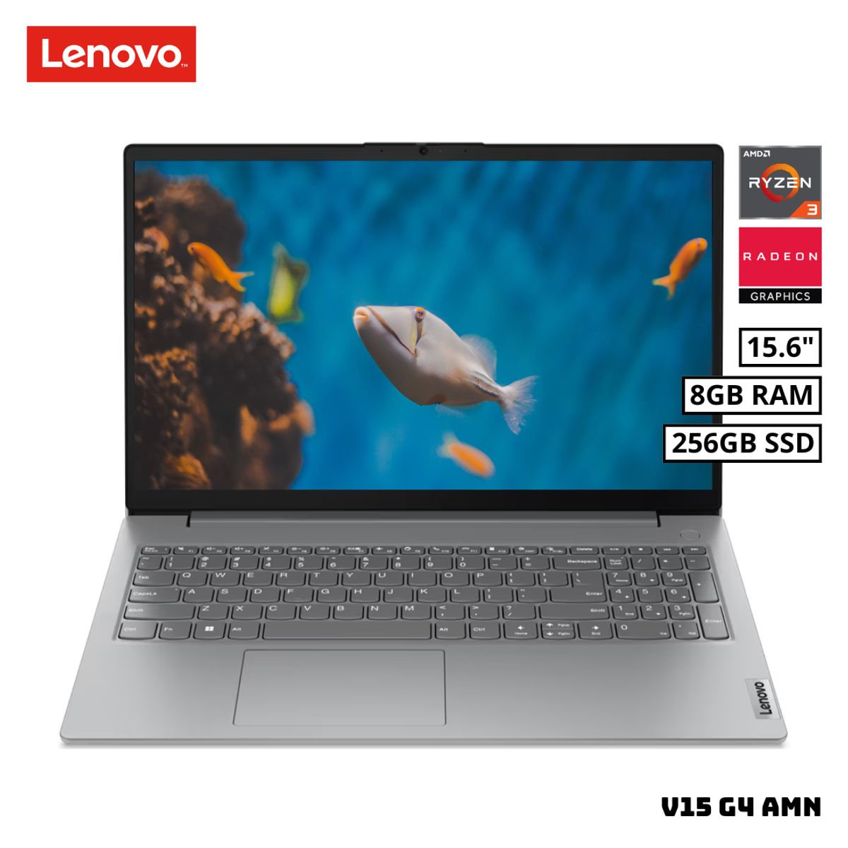 LENOVO - LAPTOP LENOVO V15 G4 AMN 15.6 FHD AMD RYZEN 3 7320U 8GB RAM 256GB SSD