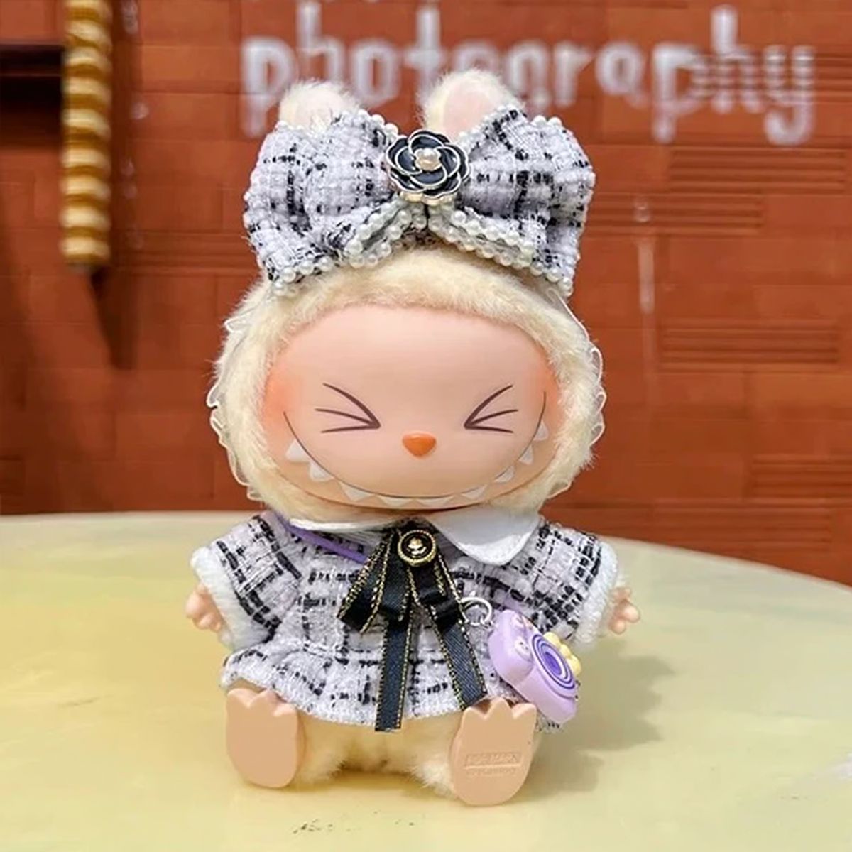 POP MART - Accesorio para Labubu Cámara Fotográfica Color Lila