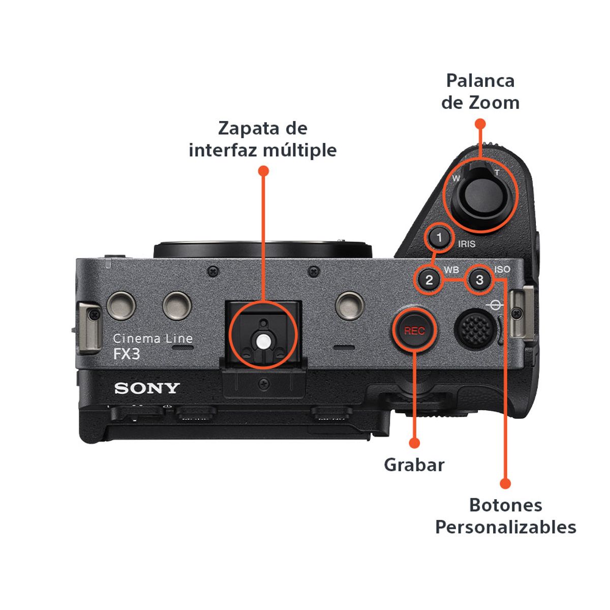 SONY - Sony Cámara FX3A Cinema Line full-frame