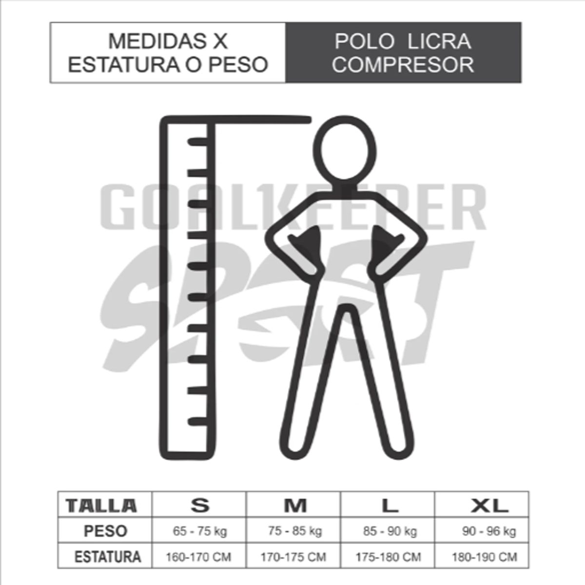 GENERICO - Polo licra compresor Azulino