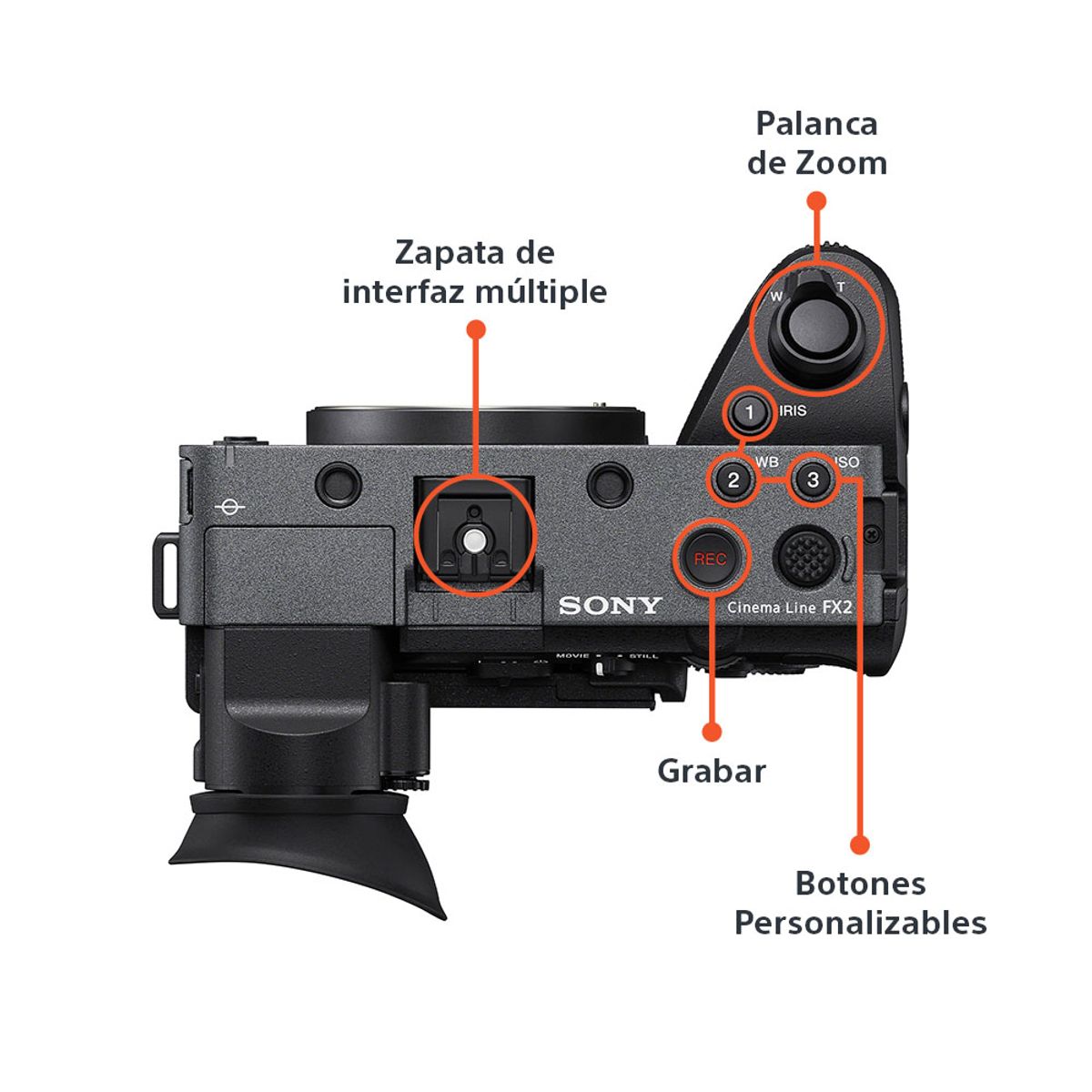 SONY - Sony Cámara FX2 Cinema Line full-frame