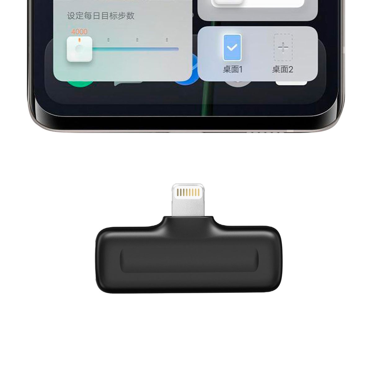 ULANZI - Micrófono Doble de Solapa Ulanzi J12 Inalámbrico para iPhone