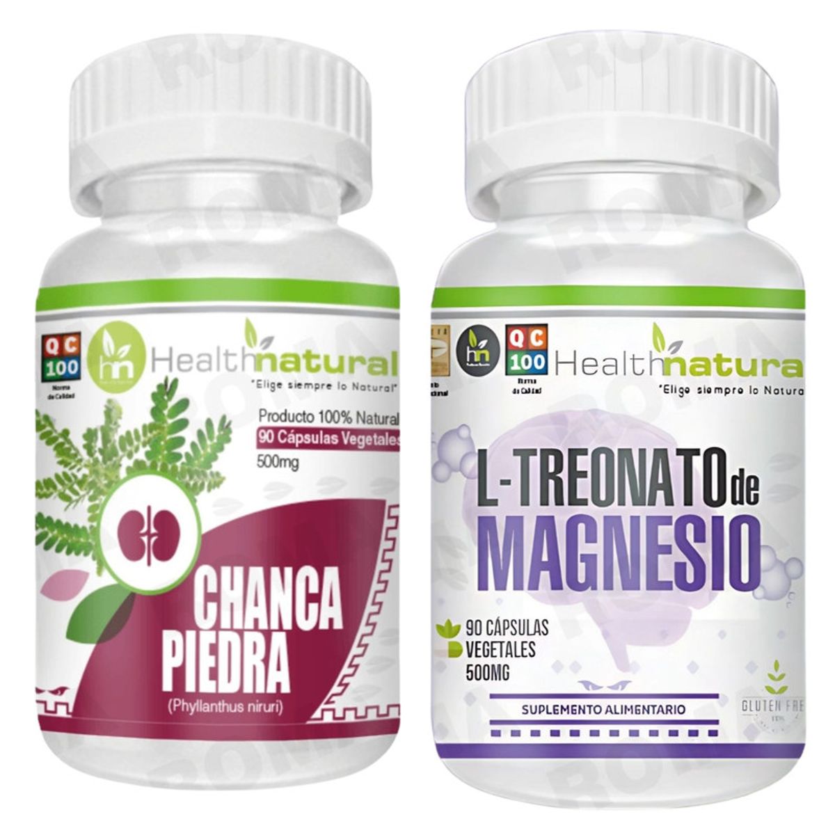 HEALTHNATURAL - CHANCA PIEDRA HEALTHNATURAL + L-TREONATO DE MAGNESIO HEALTHNATURAL