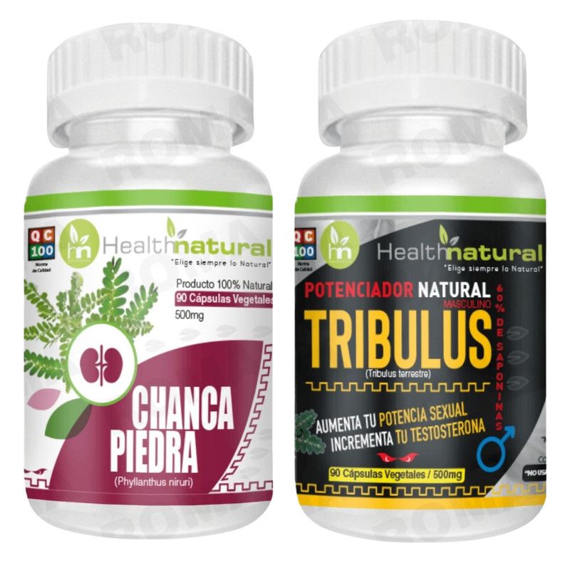 HEALTHNATURAL - CHANCA PIEDRA HEALTHNATURAL + TRIBULUS TERRESTRE HEALTHNATURAL 500MG