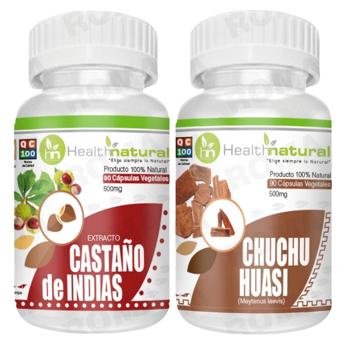 HEALTHNATURAL - CASTAÑO DE INDIAS HEALTHNATURAL + CHUCHUHUASI HEALTHNATURAL 500MG