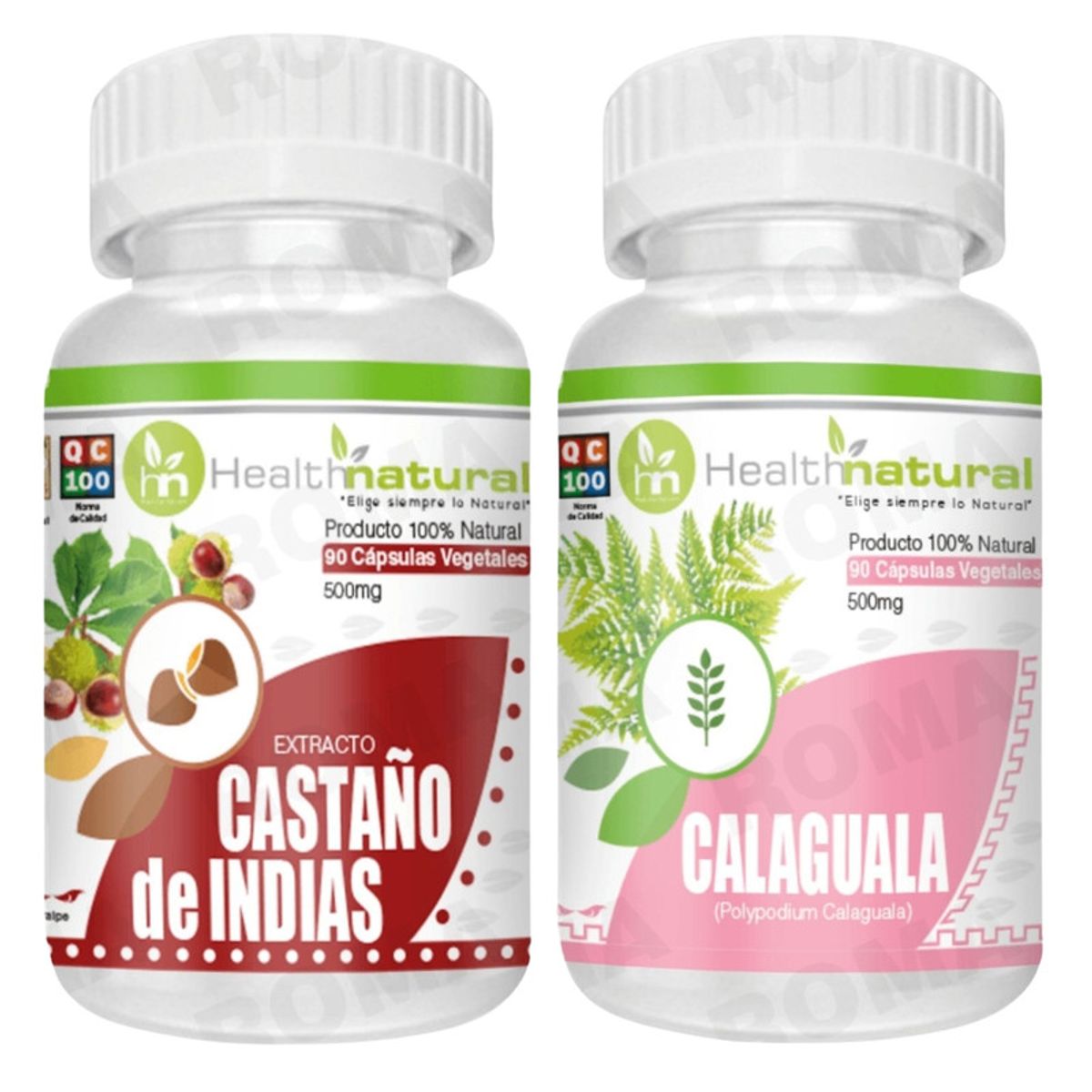 HEALTHNATURAL - CASTAÑO DE INDIAS HEALTHNATURAL 500MG + CALAGUALA HEALTHNATURAL 500MG