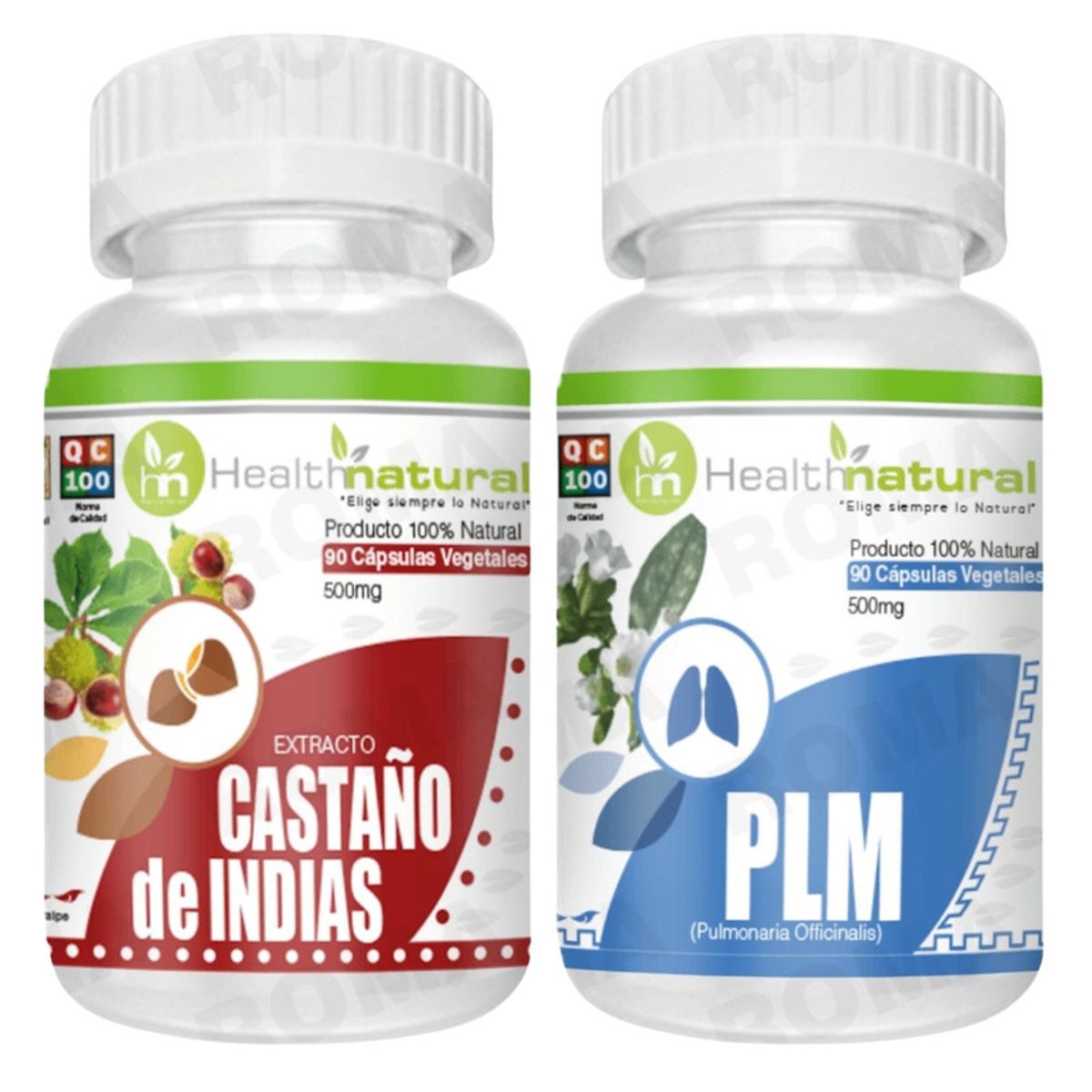 HEALTHNATURAL - CASTAÑO DE INDIAS HEALTHNATURAL  + PLMPULMONARIA HEALTHNATURAL 500MG
