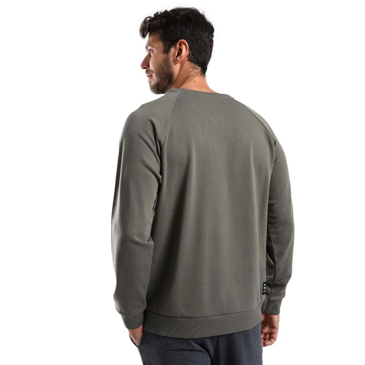 EVERLAST - POLERA CREW LONDON EVE HOMBRE MUSGO - Verde Musgo