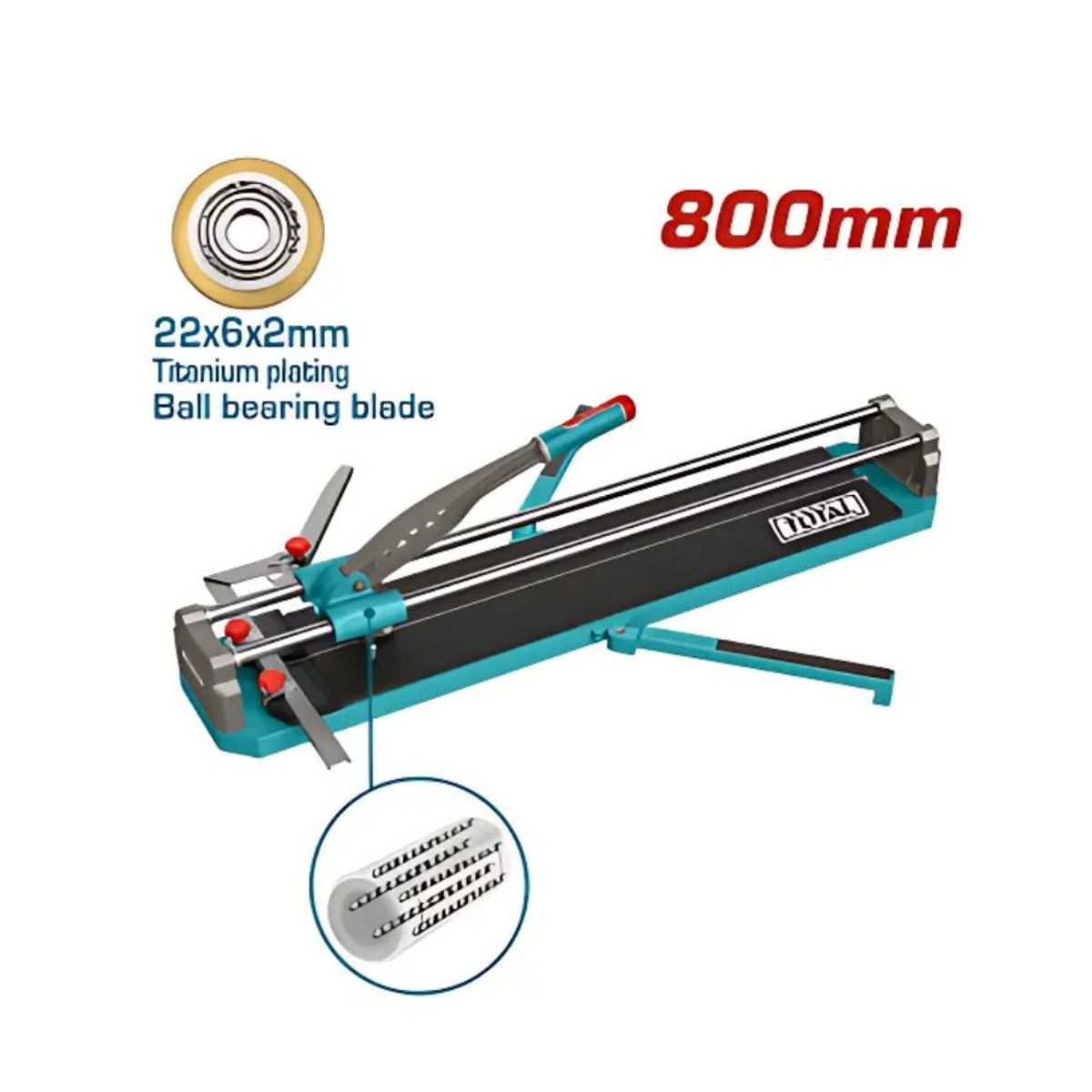 TOTAL TOOLS - Cortador de Mayolica 32Pulg 800MM CORTE 16MM - THT578002
