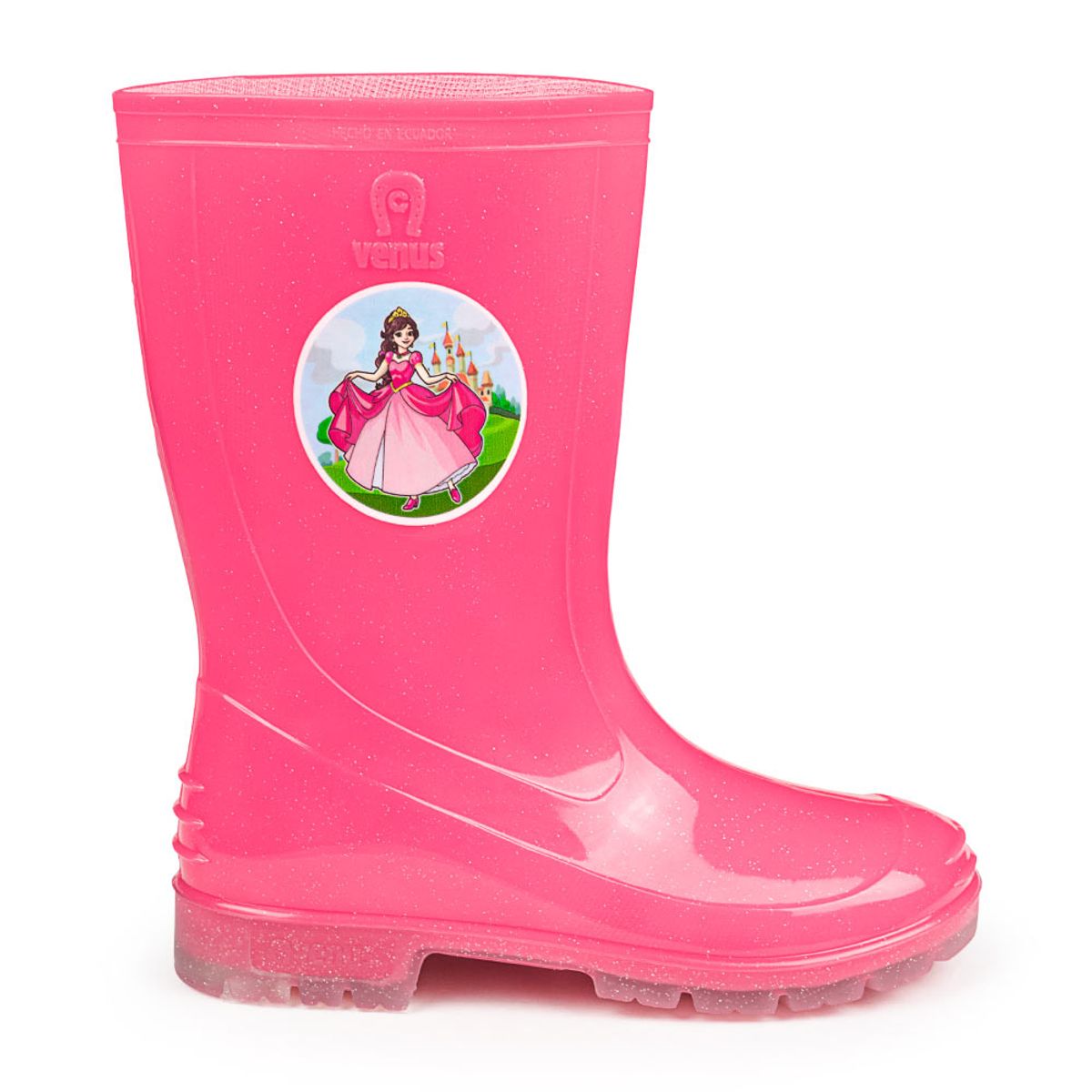 VENUS - BOTA INFANTIL CON STICKER ANABELLE FUCSIA