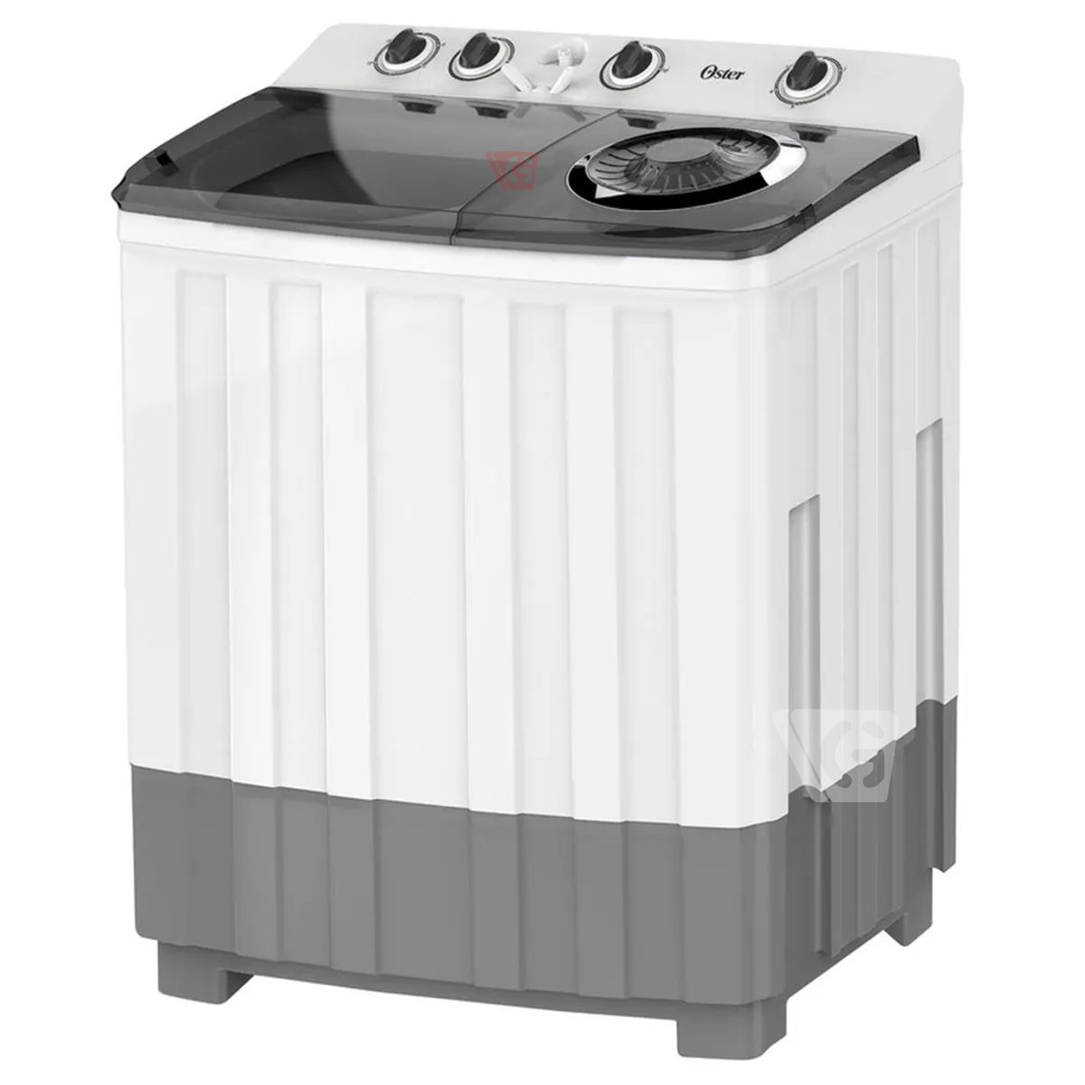 OSTER - Lavadora semiautomática de 17 kg blanca Oster  - OS-SAWMK0017W