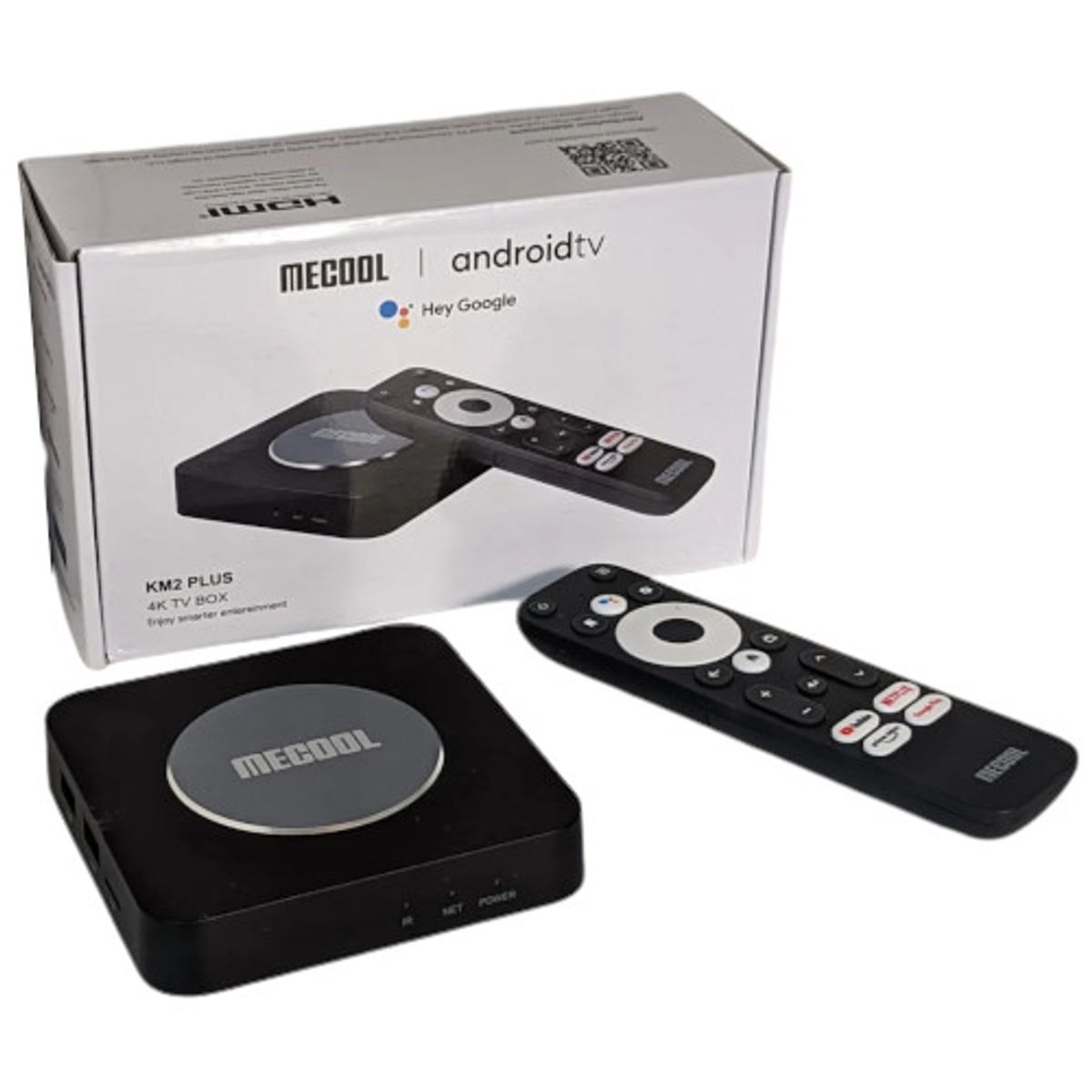 MECOOL - MECOOL KM2 PLUS  ANDROID TV GOOGLE CERTIFICADO 16GB