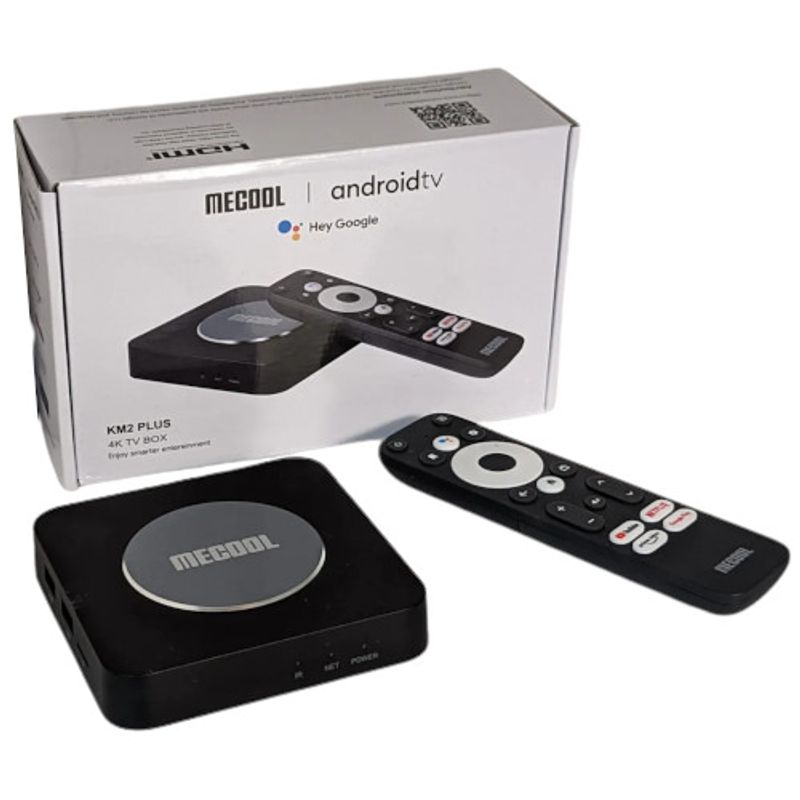 MECOOL - MECOOL KM2 PLUS  ANDROID TV GOOGLE CERTIFICADO 16GB