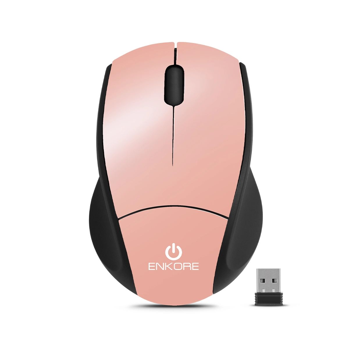 ENKORE - Mouse 2 Modos:Bluetooth Inalámbrico 1000DPI Rosa Enkore Sprint 200-2M