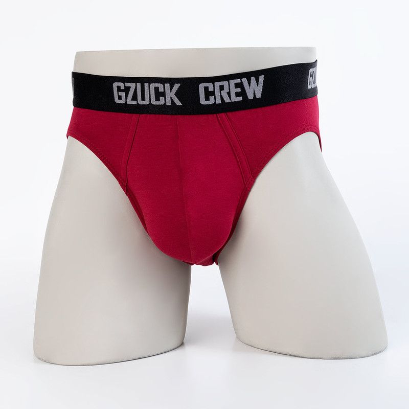 GZUCK - Trusa Jersey Full Lycra Hombre Brief Solid Gzuck