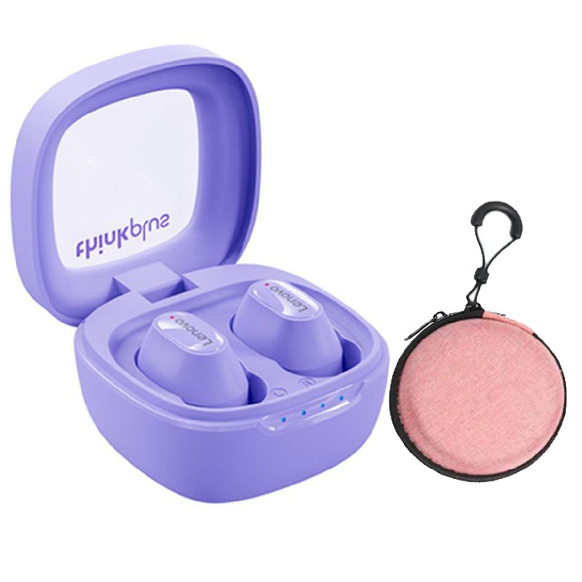 LENOVO - Lenovo XT62 De Auriculares-Purple y storage box-Rosa