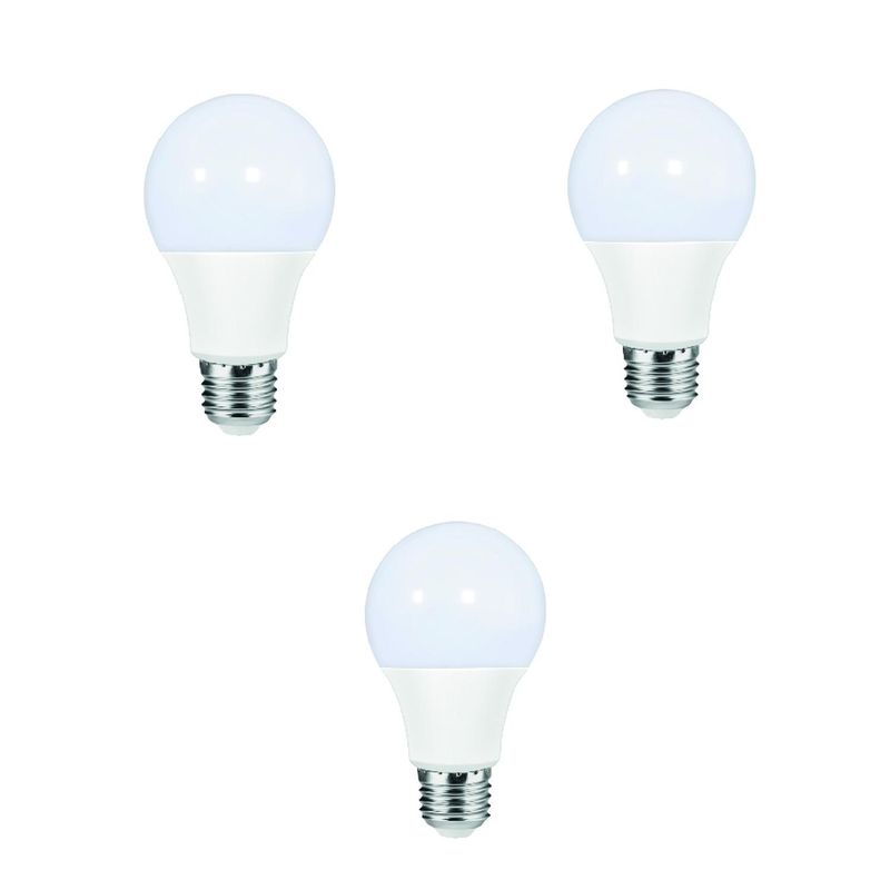 EXTRALED - Pack 3 Focos LED 7W Luz Calida ExtraLED E27 3000K Bajo Consumo