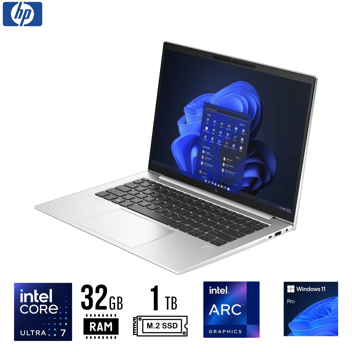 HP - LAPTOP HP EliteBook 840 G10, 14" WUXGA  Core Ultra i7-1355U 1.70 / 5.0GHz, 32GB DDR5 1TB W11 PRO