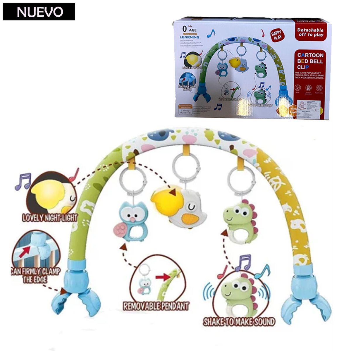 GENERICO - Juguete Móvil Arco de Bebe para Coches y Cunas