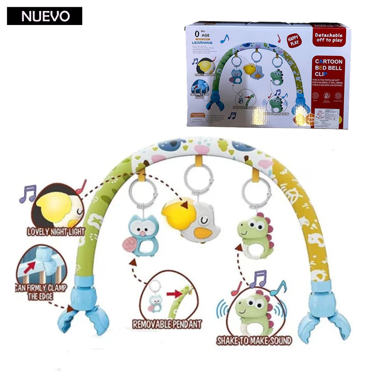 GENERICO - Juguete Móvil Arco de Bebe para Coches y Cunas