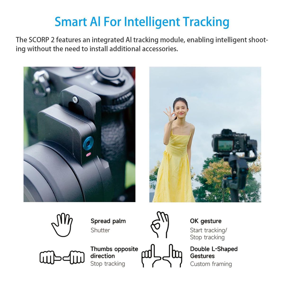 FEIYUTECH - FEIYU SCORP 2 -  Gimbal Estabilizador para cámaras DSLR profesionales