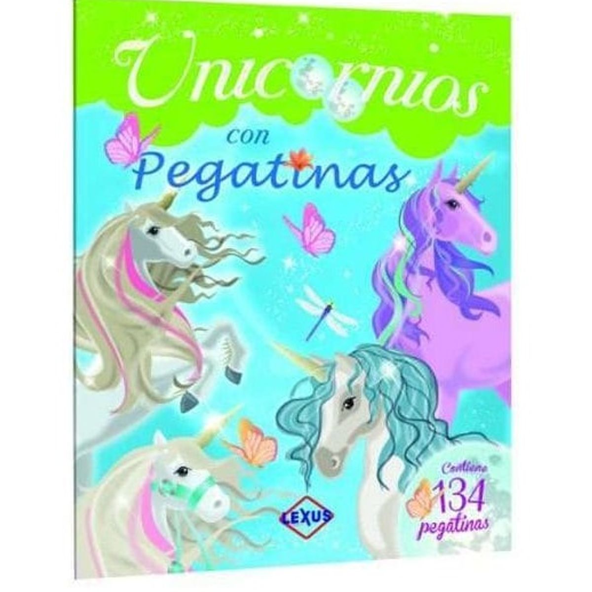 LEXUS - Unicornios con pegatinas - contiene 134 pegatinas - uno al azar