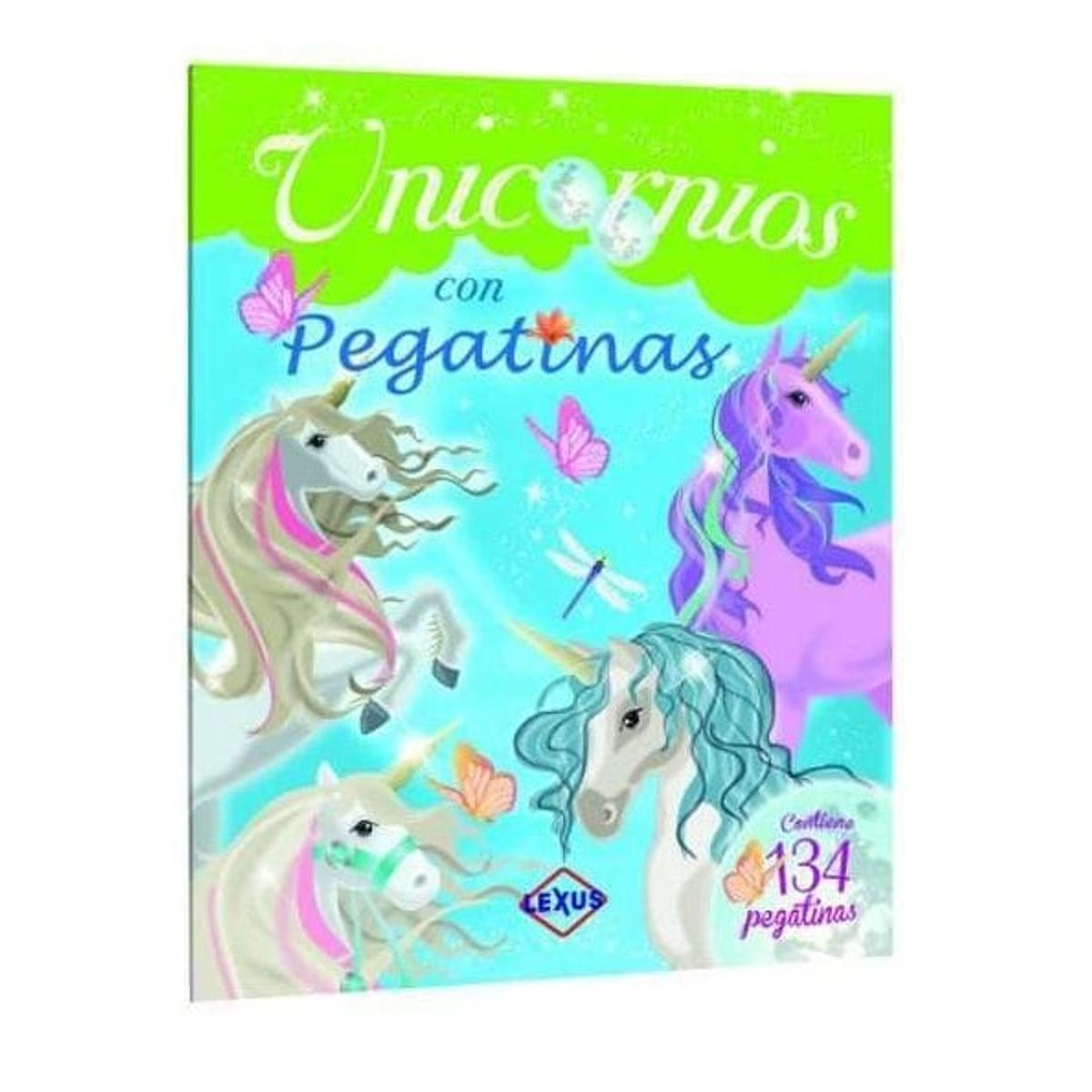 LEXUS - Unicornios con pegatinas - contiene 134 pegatinas - uno al azar