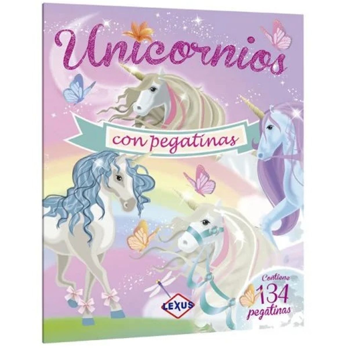 LEXUS - Unicornios con pegatinas - contiene 134 pegatinas - uno al azar
