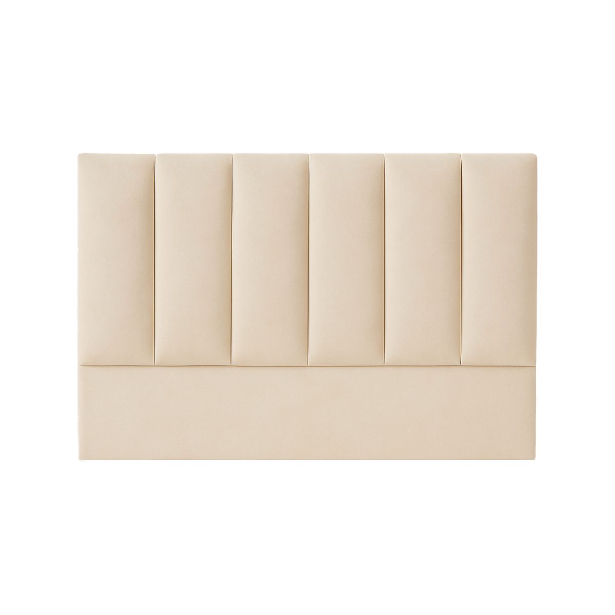 GENERICO - Combo Cama tapizada Luzia - 2plz Beige claro + colchón semiortopédico