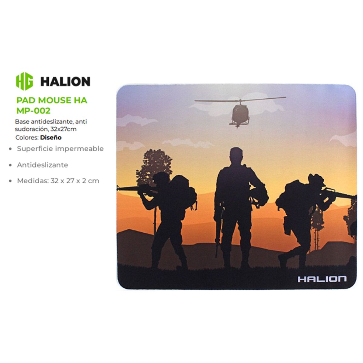 HALION - Pad Mouse Gamer HA-MP002 32 x 27 CM HALION