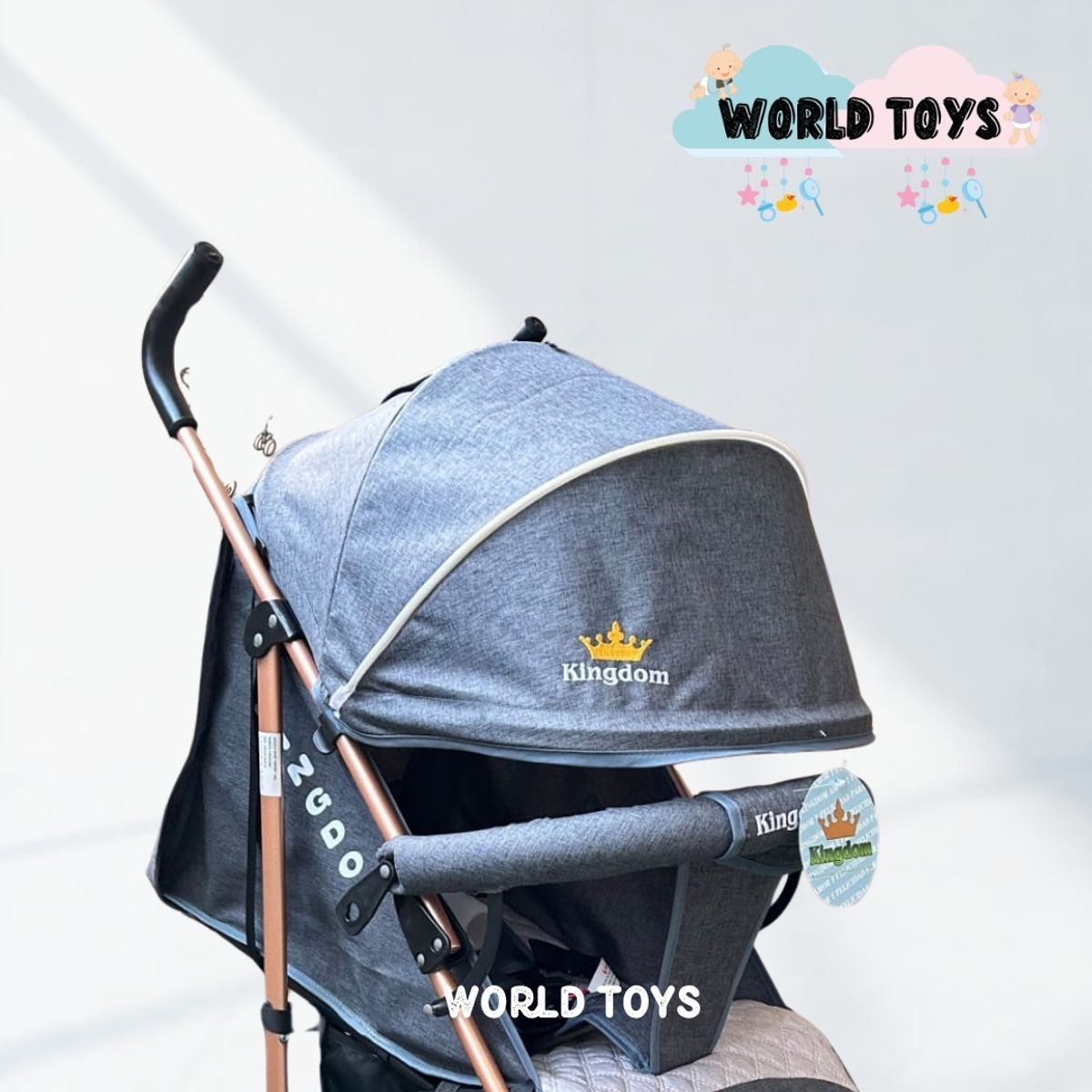 BABY - Coche Bastón Deportivo «ZAFARI GOLD» Edición Limitada Gray