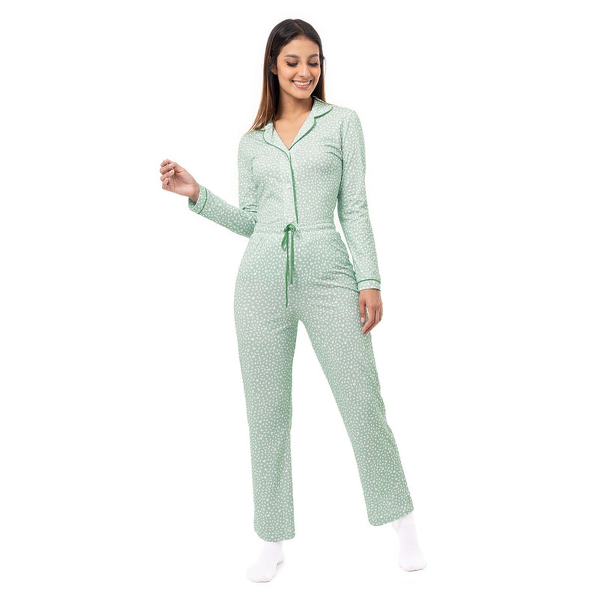 Pionier - Pijama Pantalón Jersey Mujer Presly P Pionier
