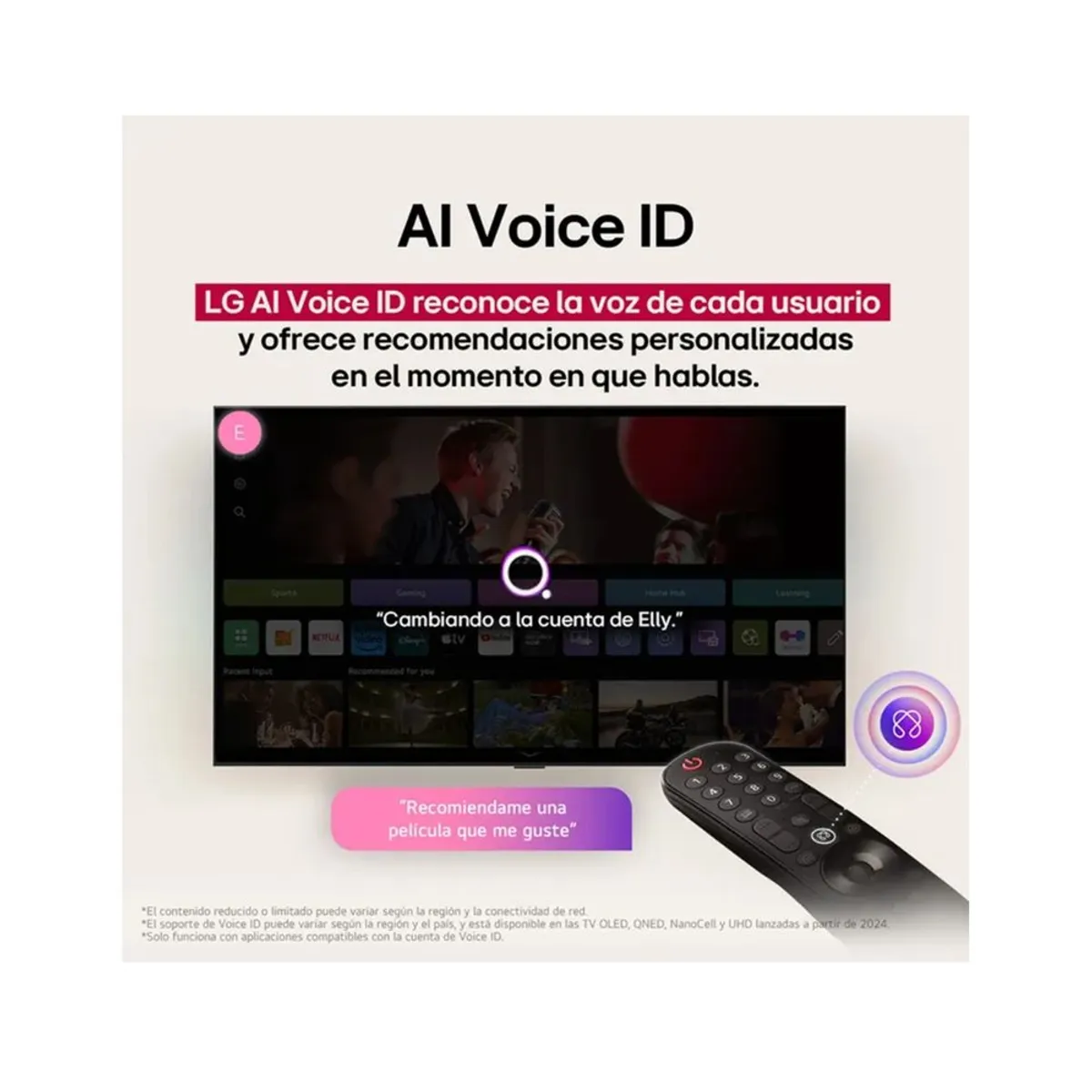 LG - Televisor Lg 50" Ultra HD 4K AI ThinQ 50UA7300PSB Modelo 2025 + Control Magic