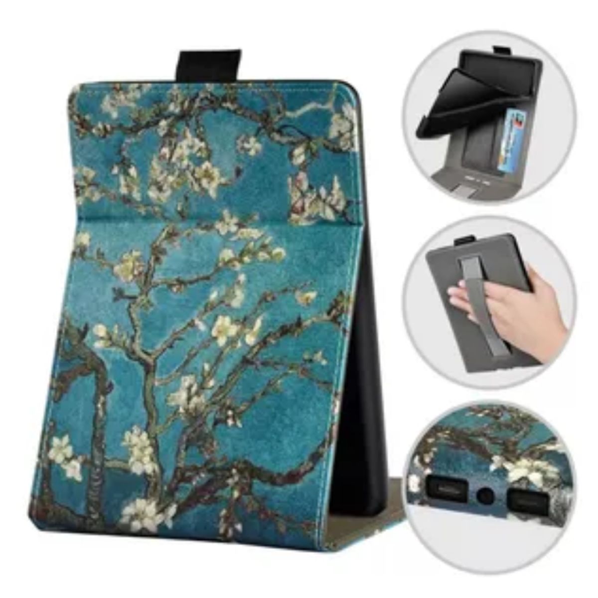 GENERICO - Funda Case C/apoyo Para Amazon Kindle Paperwhite 12° 2024  Almendro