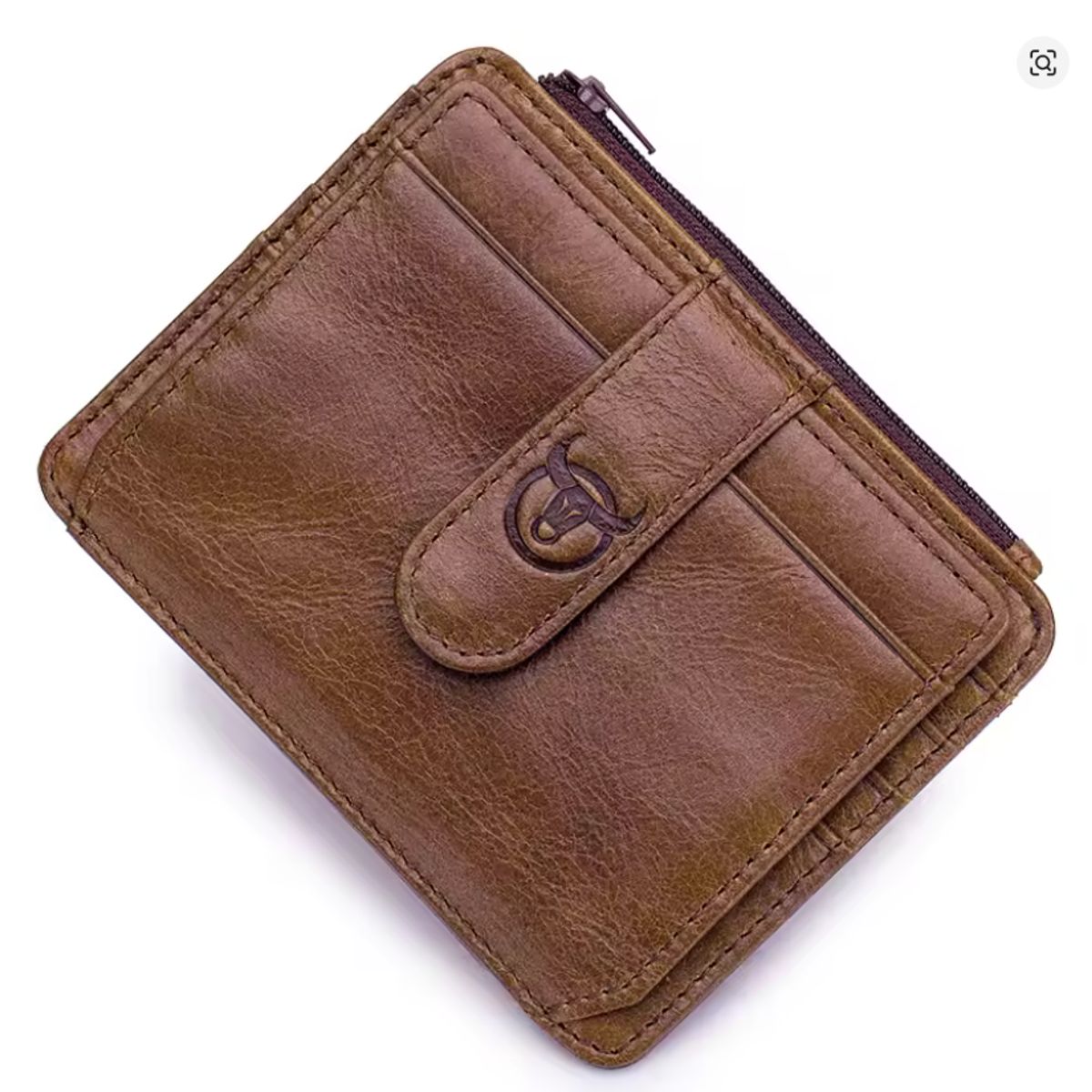 BULLCAPTAIN - Billetera Bullcaptain Tarjetero Cuero Con Bloqueo Rfid