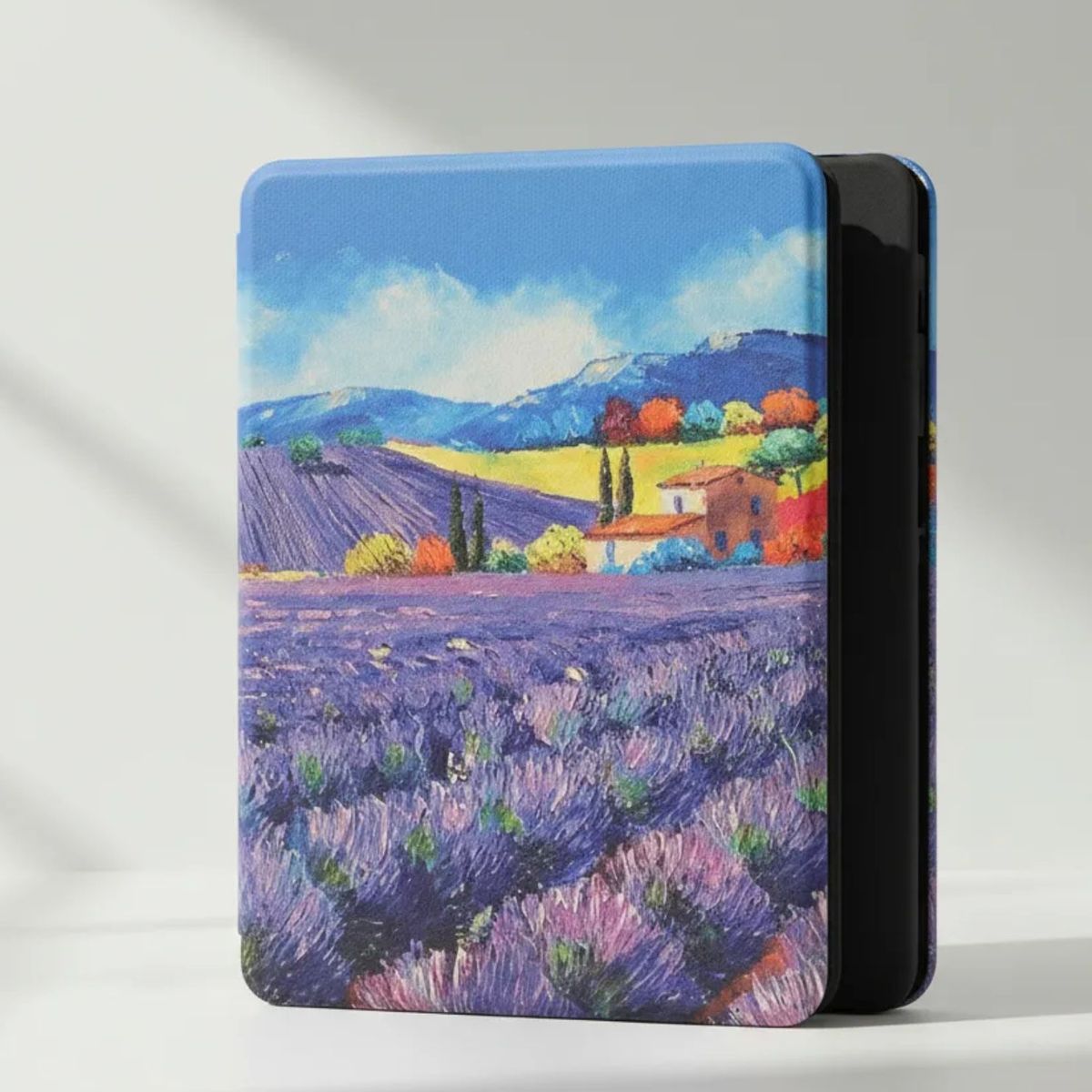 GENERICO - Funda case c/sujetador para amazon Kindle 11 GEN 6 2022-2024 6 pulg Campo Lavanda