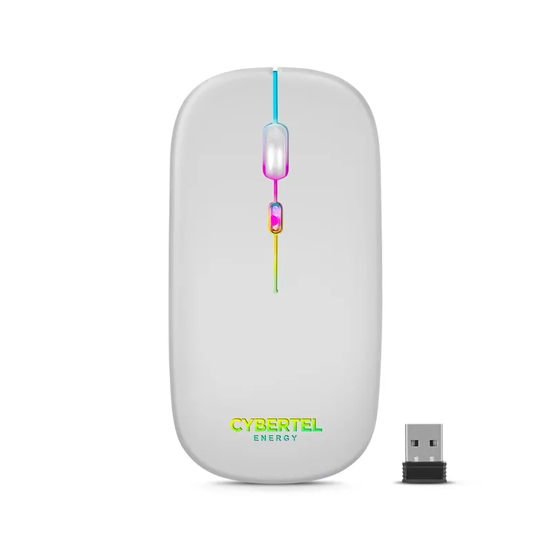 CYBERTEL - Mouse Oficina 3MBT Inalámbrico Recargable Cybertel Energy 3 CYBM703-3M