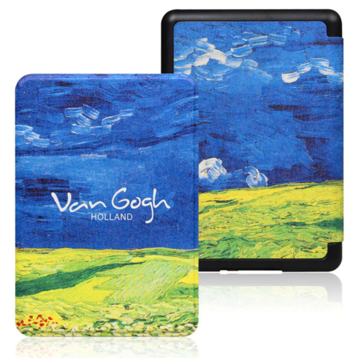 GENERICO - Funda case c/sujetador para amazon Kindle 11 GEN 2022-2024 6 pulg Campo tormenta