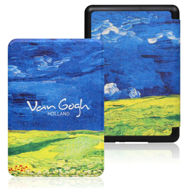 GENERICO - Funda case c/sujetador para amazon Kindle 11 GEN 2022-2024 6 pulg Campo tormenta