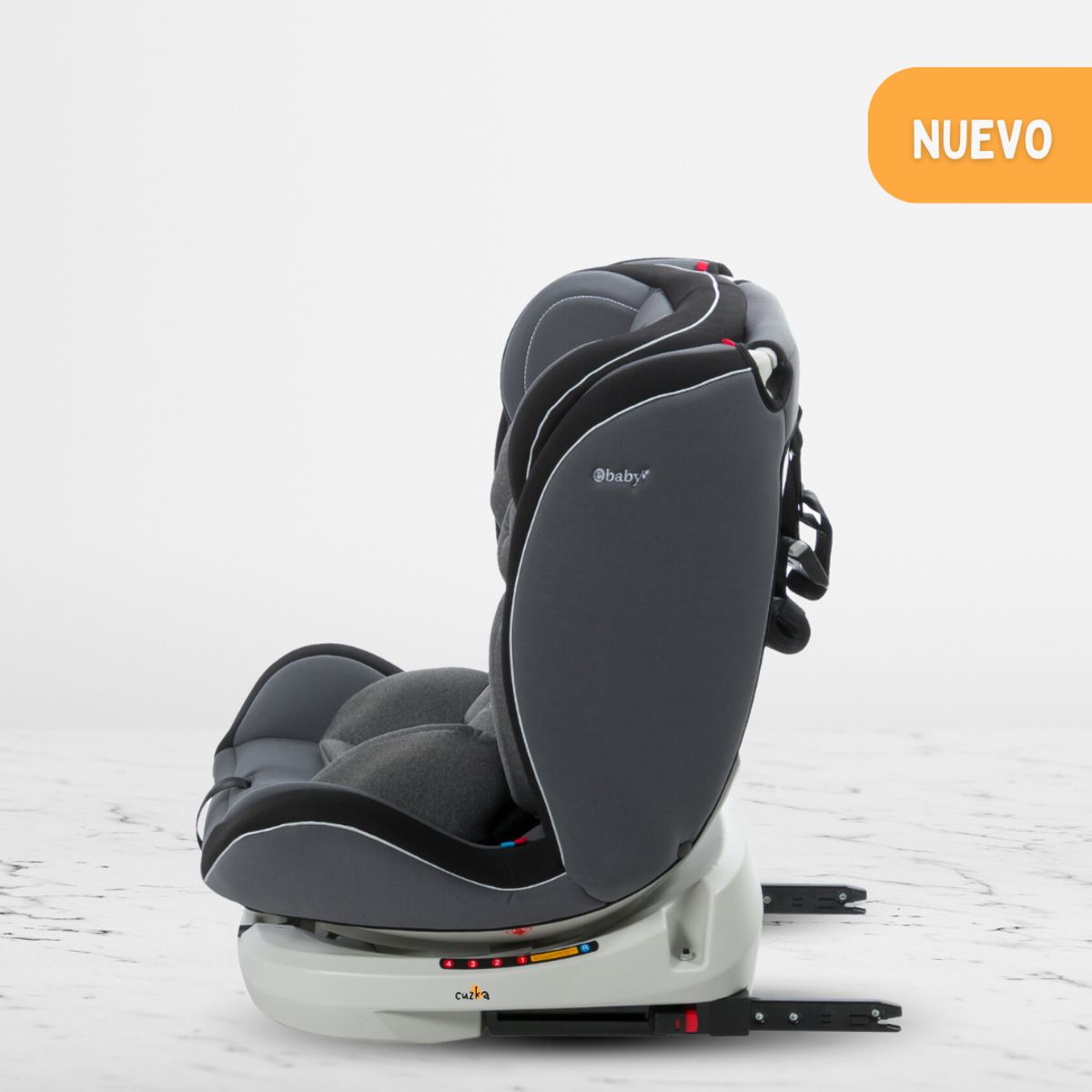 EBABY - Silla de Auto Sistema Isofix para Bebés «LOUIS» Gray