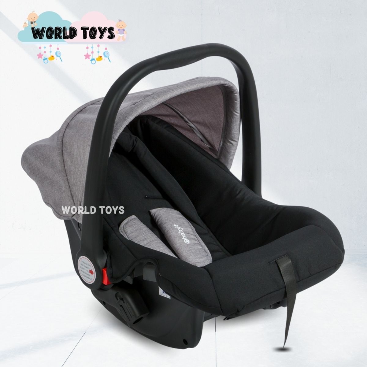 BABY - Coche Maleta Travel System «BRUNEI» Porta bebé Gray